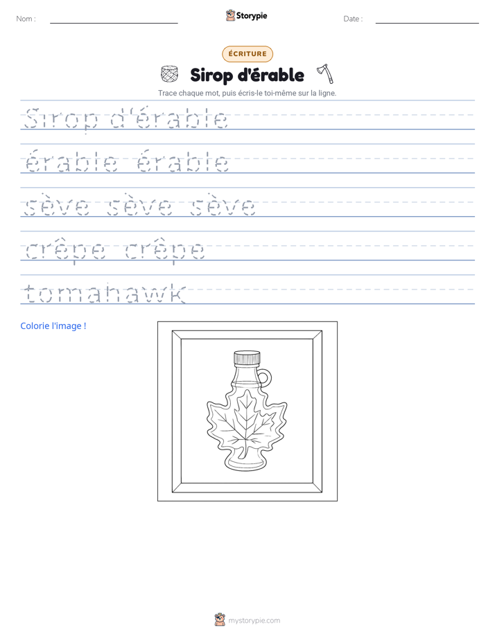 Pratique d'écriture