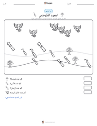 معاينة ورقة العمل القابلة للطباعة العمود الطوطمي