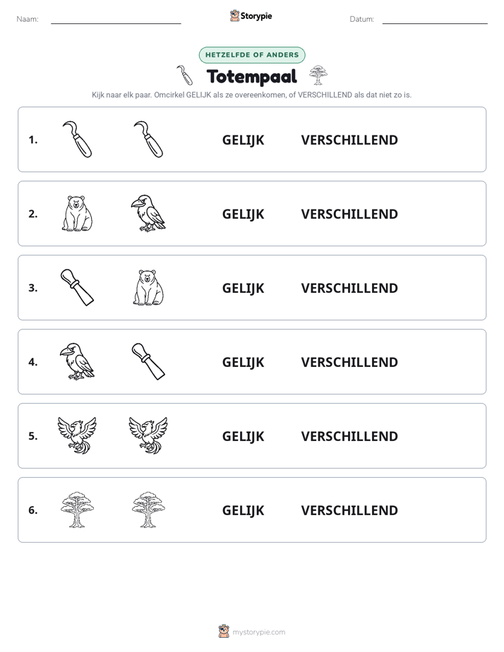 Zelfde of Verschillend
