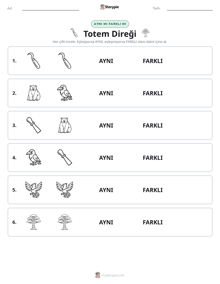 Aynı mı Farklı mı