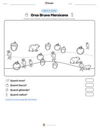 Anteprima della scheda stampabile di Orso Bruno Marsicano