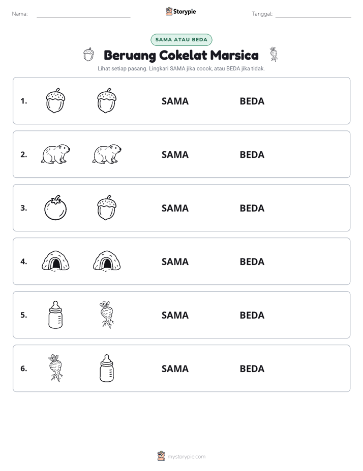 Sama atau Berbeda