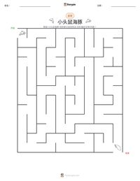 小头鼠海豚 可打印工作表预览