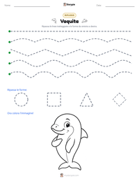 Anteprima della scheda stampabile di Vaquita