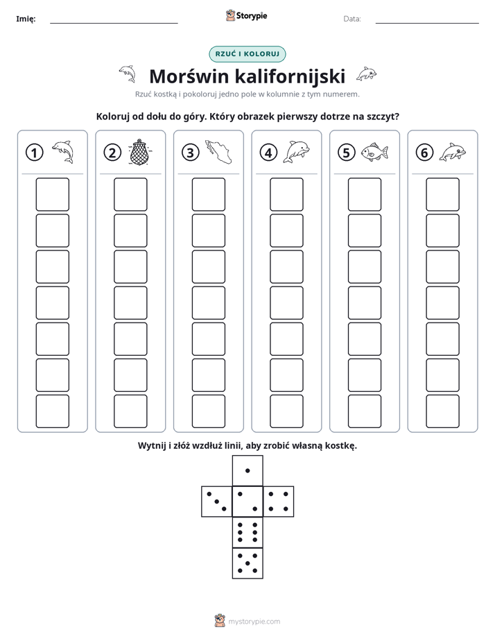Rzuć i koloruj