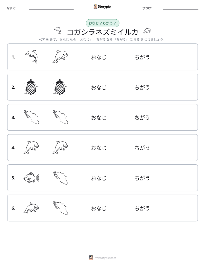 同じか違うか