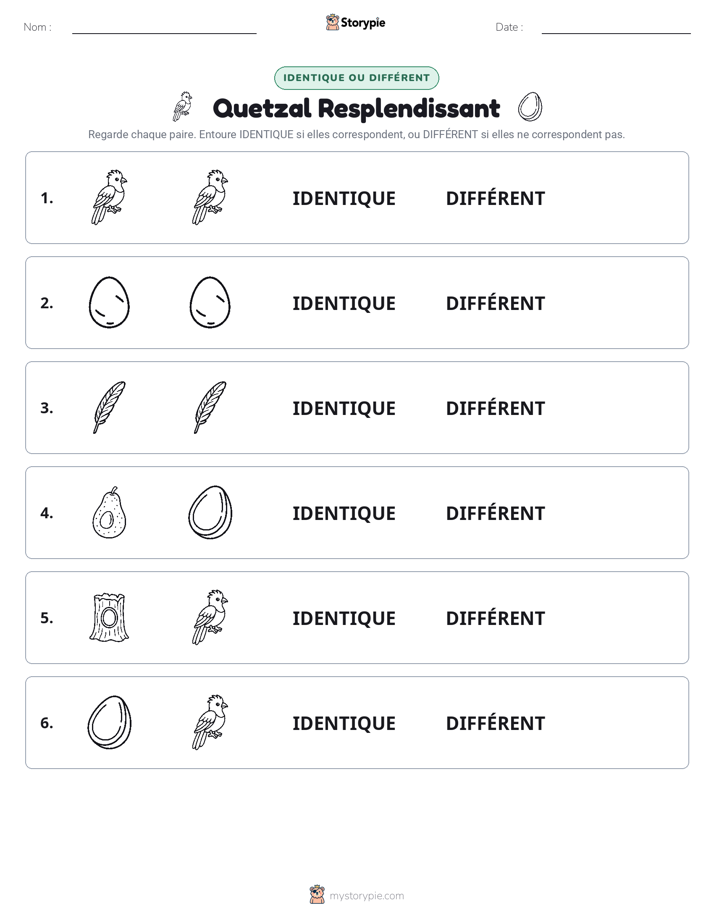 Identique ou Différent