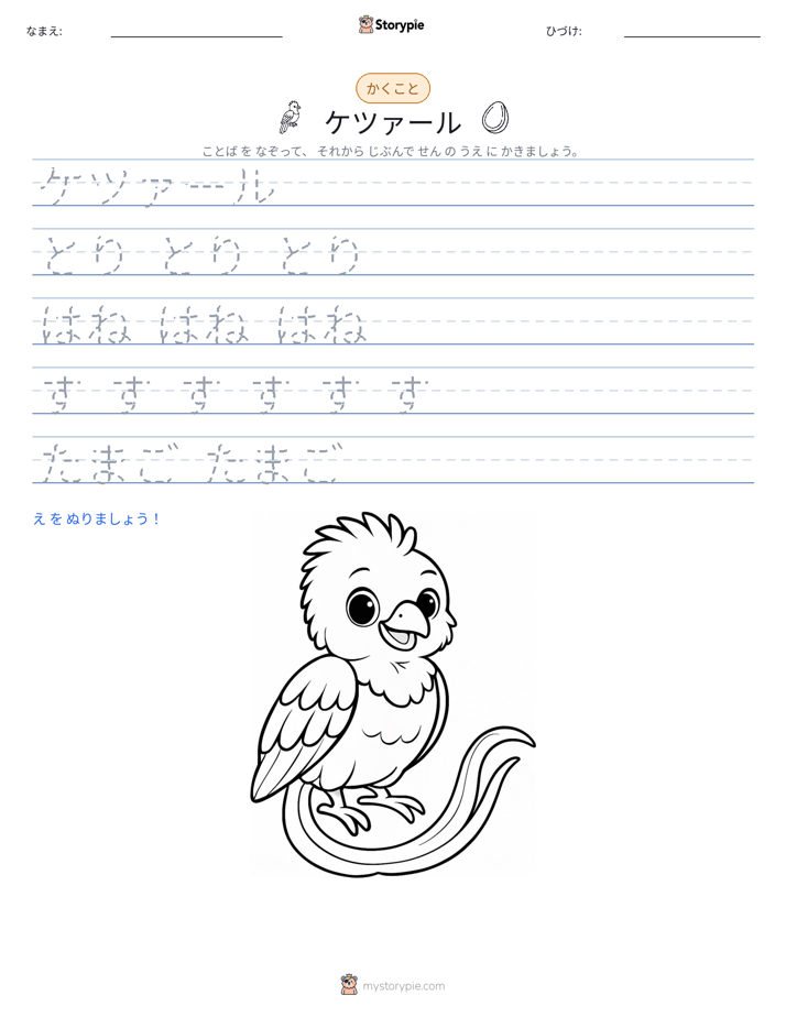 書き取り練習