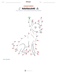 Anteprima della scheda stampabile di Xoloitzcuintli