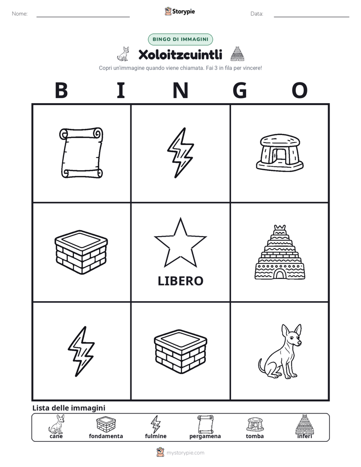 Bingo delle Immagini