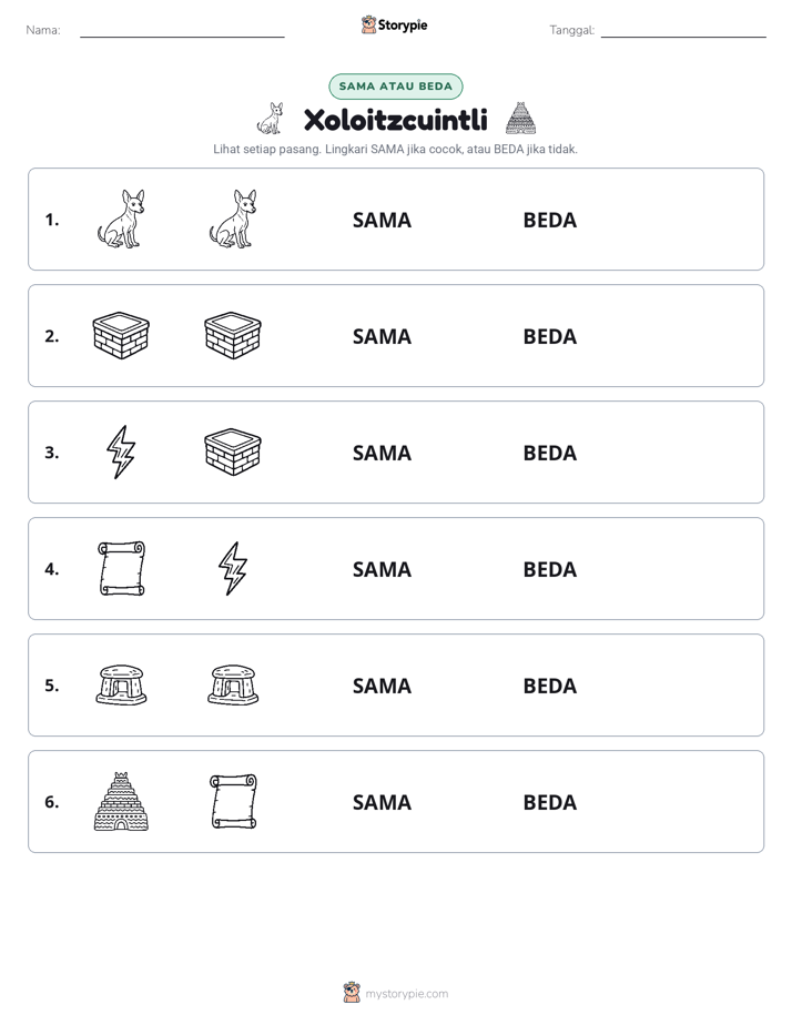 Sama atau Berbeda