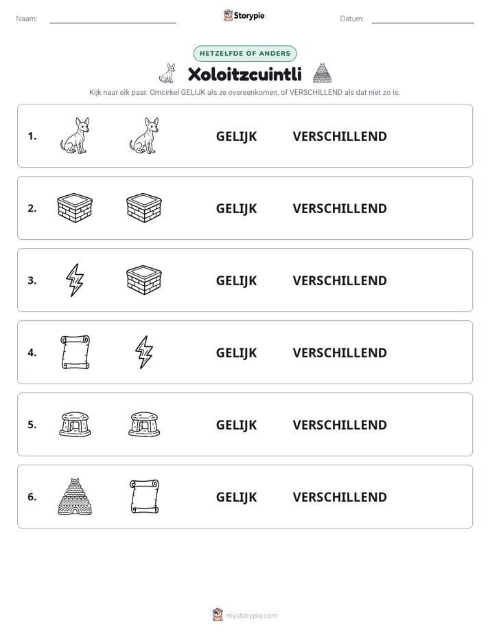 Zelfde of Verschillend