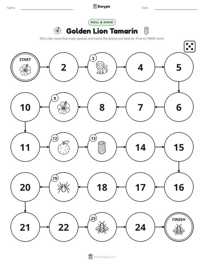 Roll & Move Game