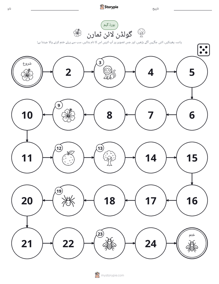 رول اور منتقل کریں کھیل