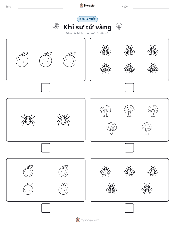 Đếm & Viết