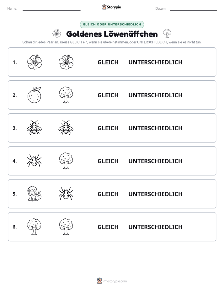 Gleich oder Anders