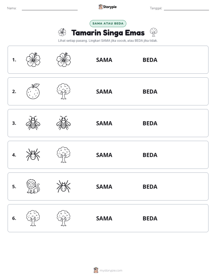 Sama atau Berbeda