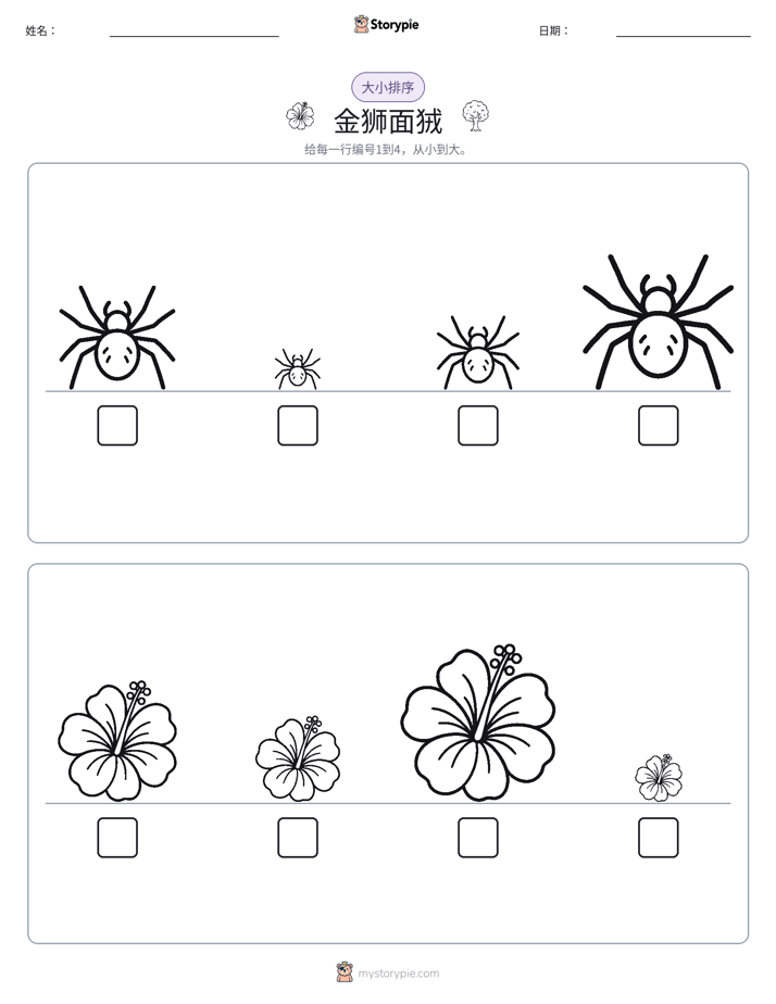 大小排序