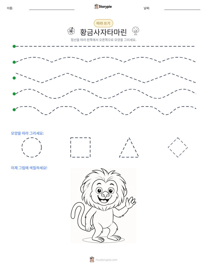따라 쓰기