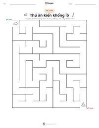 Xem trước tài liệu in sẵn Thú ăn kiến khổng lồ