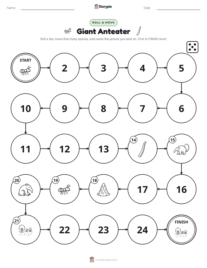 Roll & Move Game