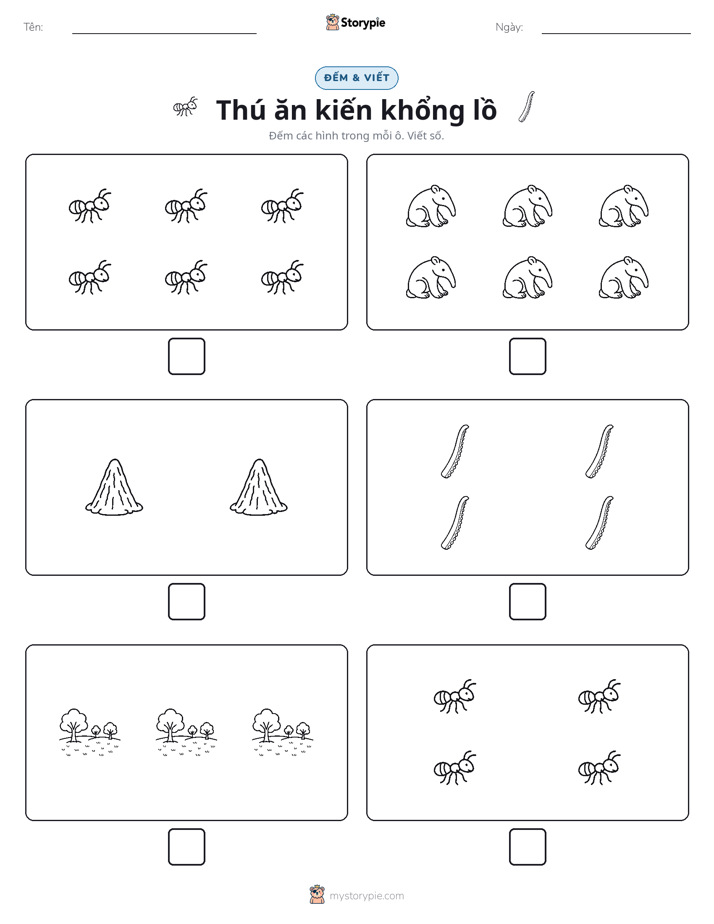 Đếm & Viết