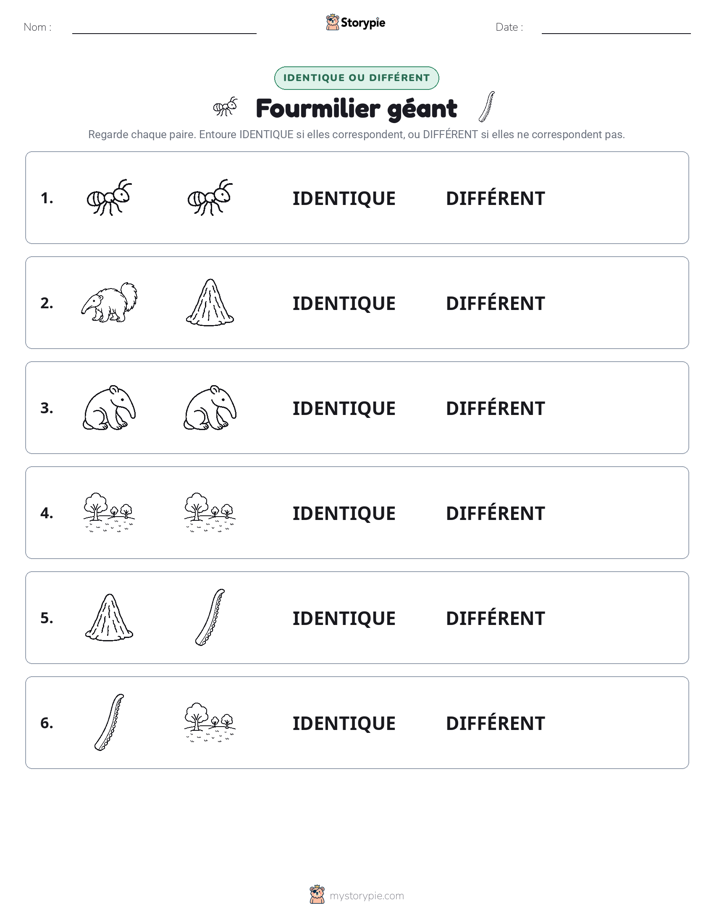 Identique ou Différent