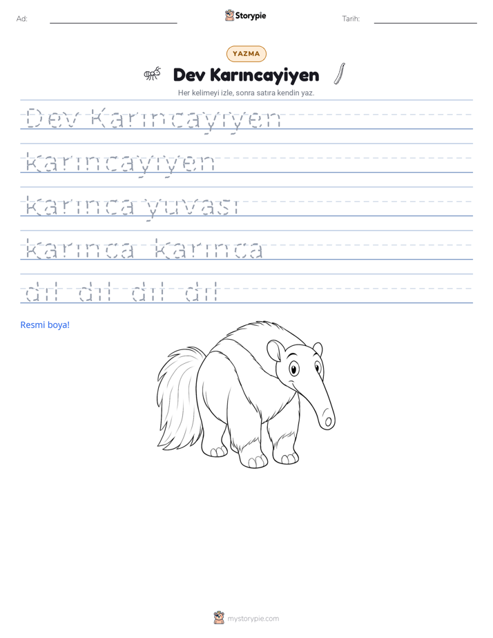 Yazma Pratiği