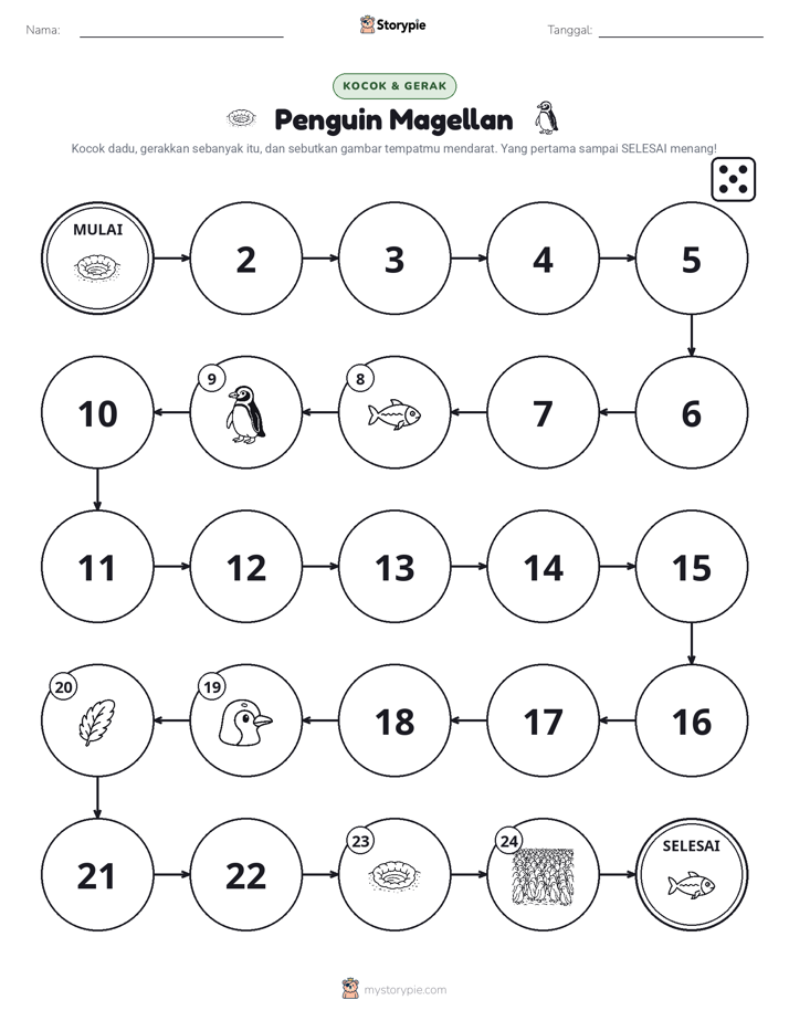 Permainan Gulung & Pindah