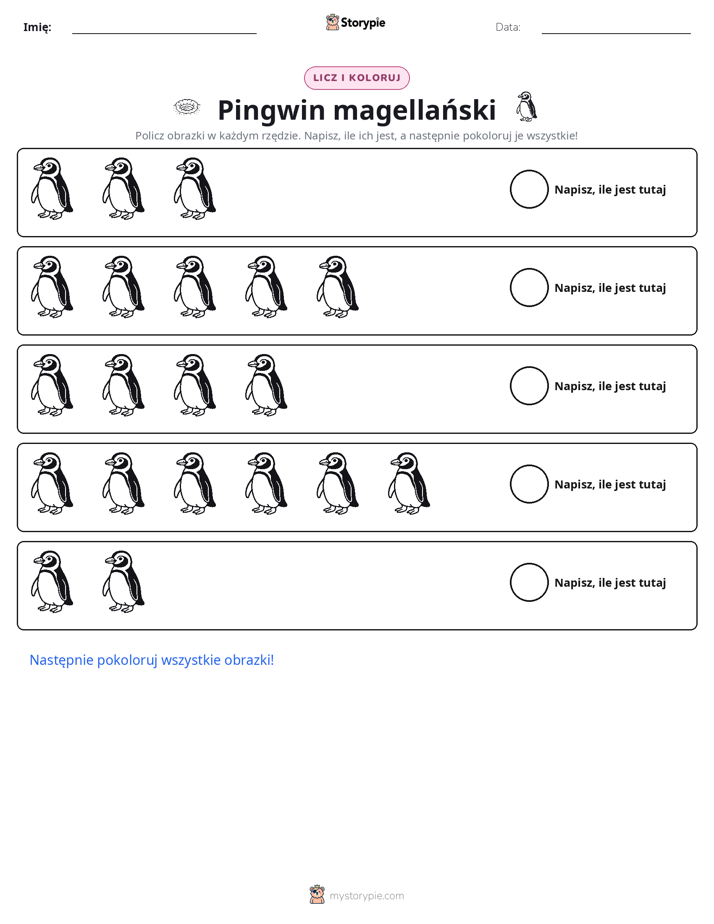Liczenie i Kolorowanie