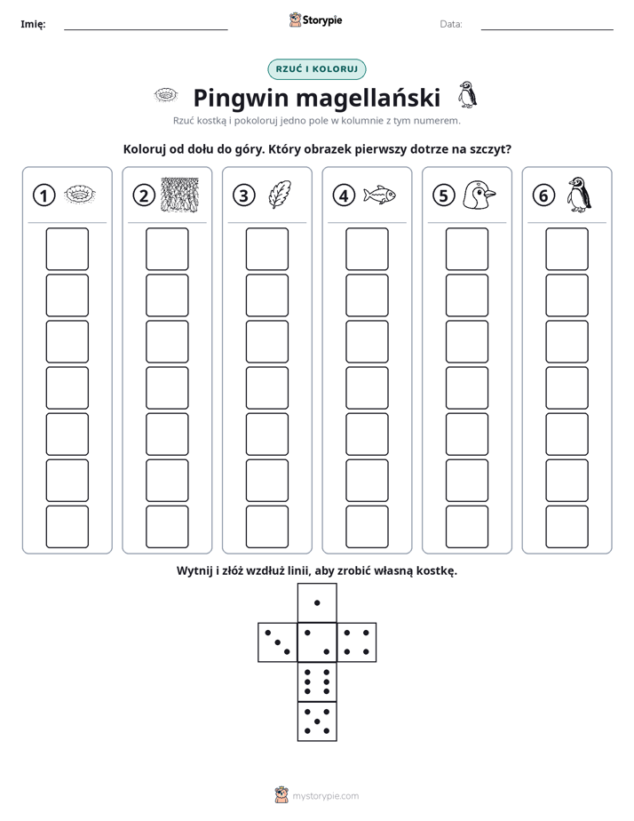 Rzuć i koloruj