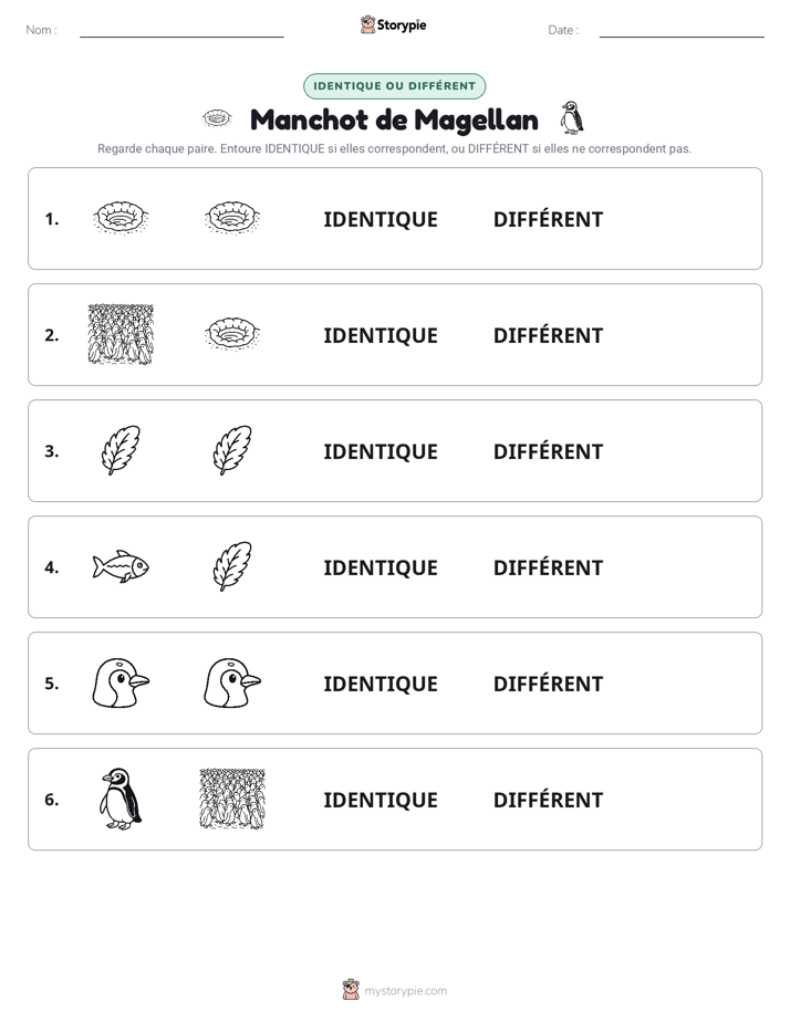 Identique ou Différent