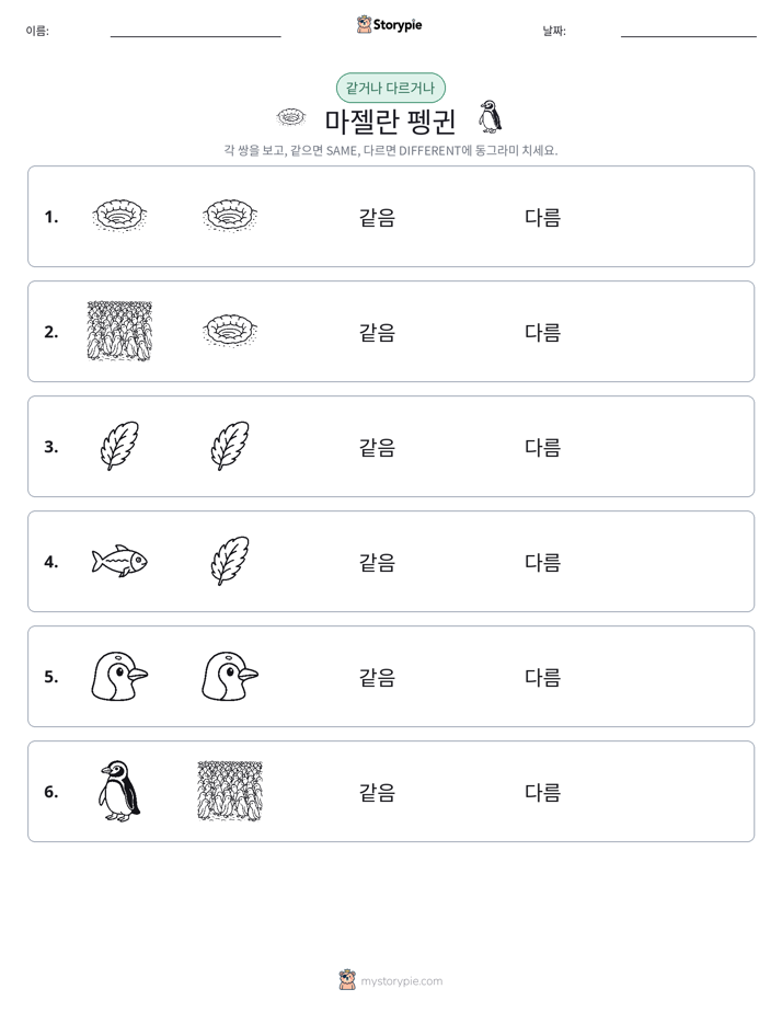 같은 것 또는 다른 것