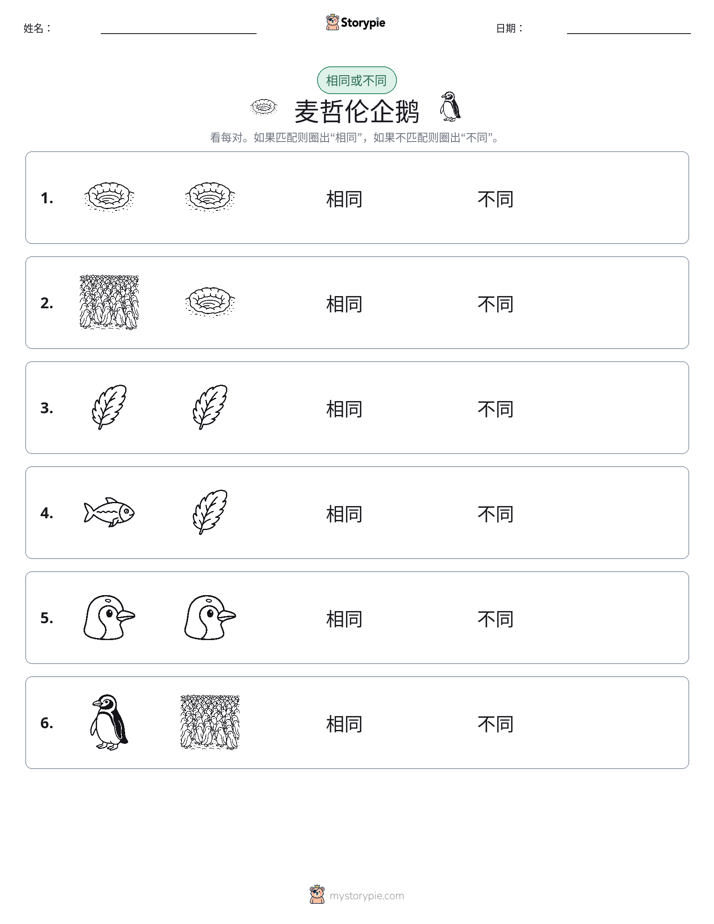 相同或不同