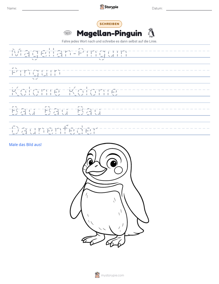 Schreibübung