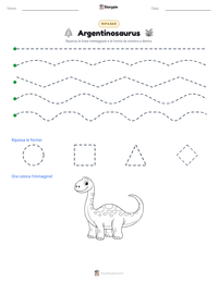 Anteprima della scheda stampabile di Argentinosaurus