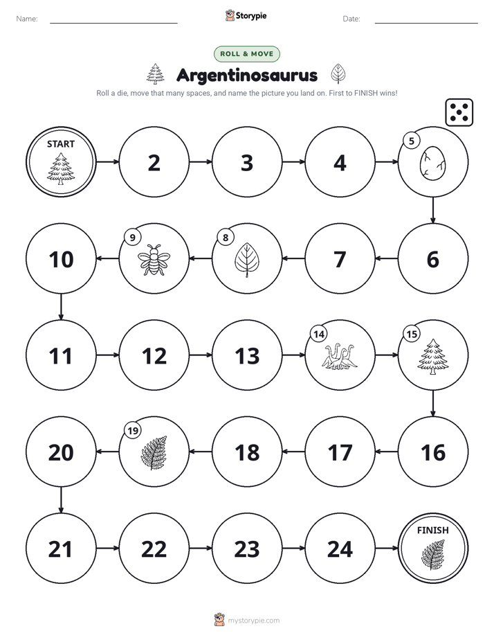 Roll & Move Game