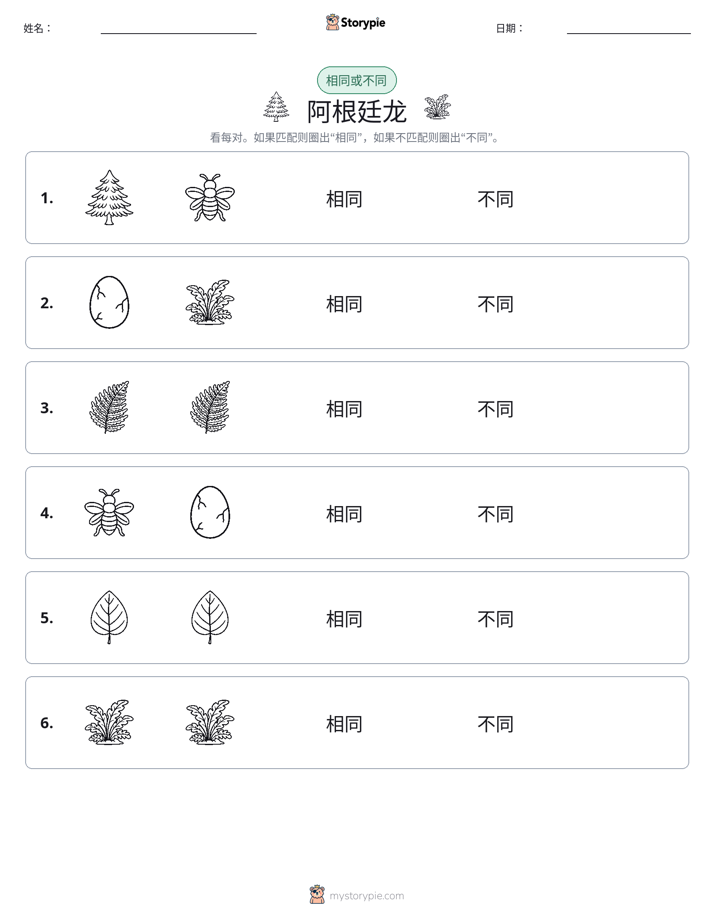 相同或不同
