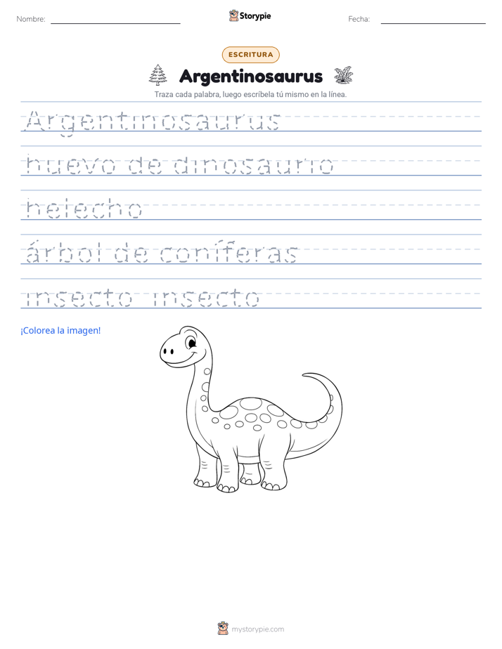 Práctica de Escritura