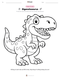 Xem trước tài liệu in sẵn Giganotosaurus