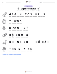 Xem trước tài liệu in sẵn Giganotosaurus