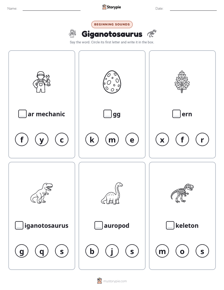 Beginning Sounds