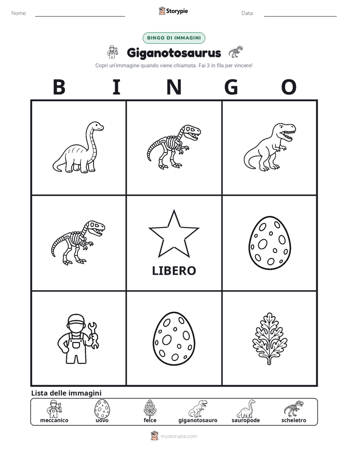 Bingo delle Immagini