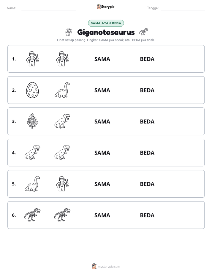 Sama atau Berbeda