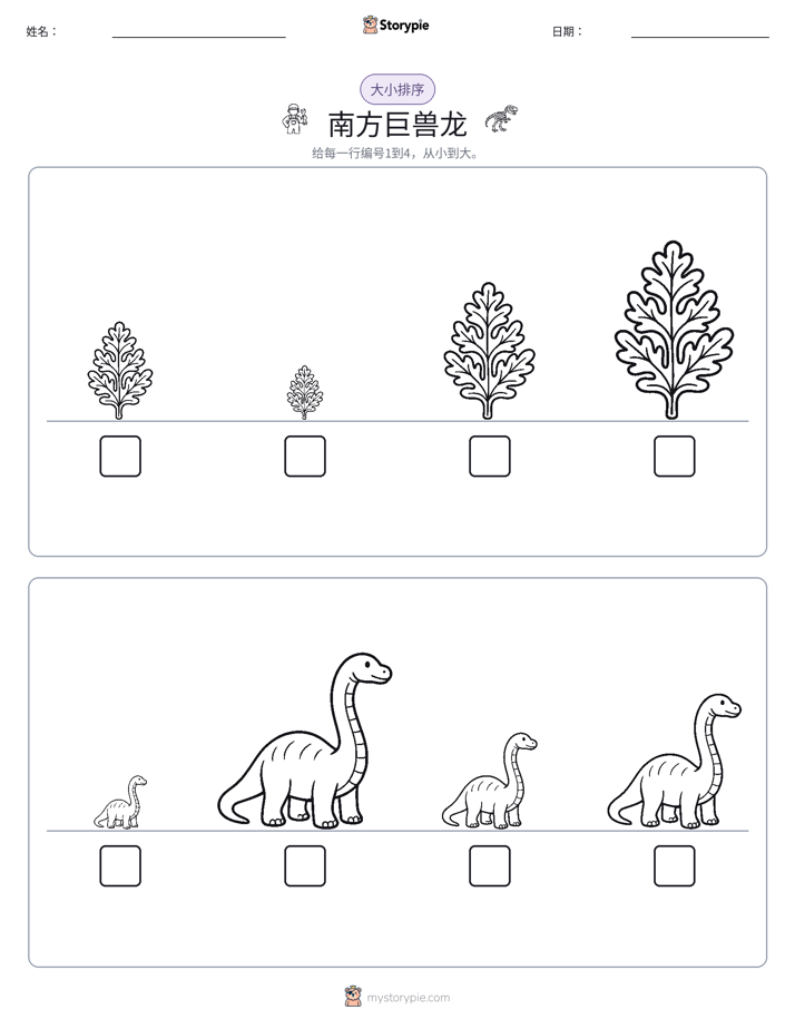 大小排序