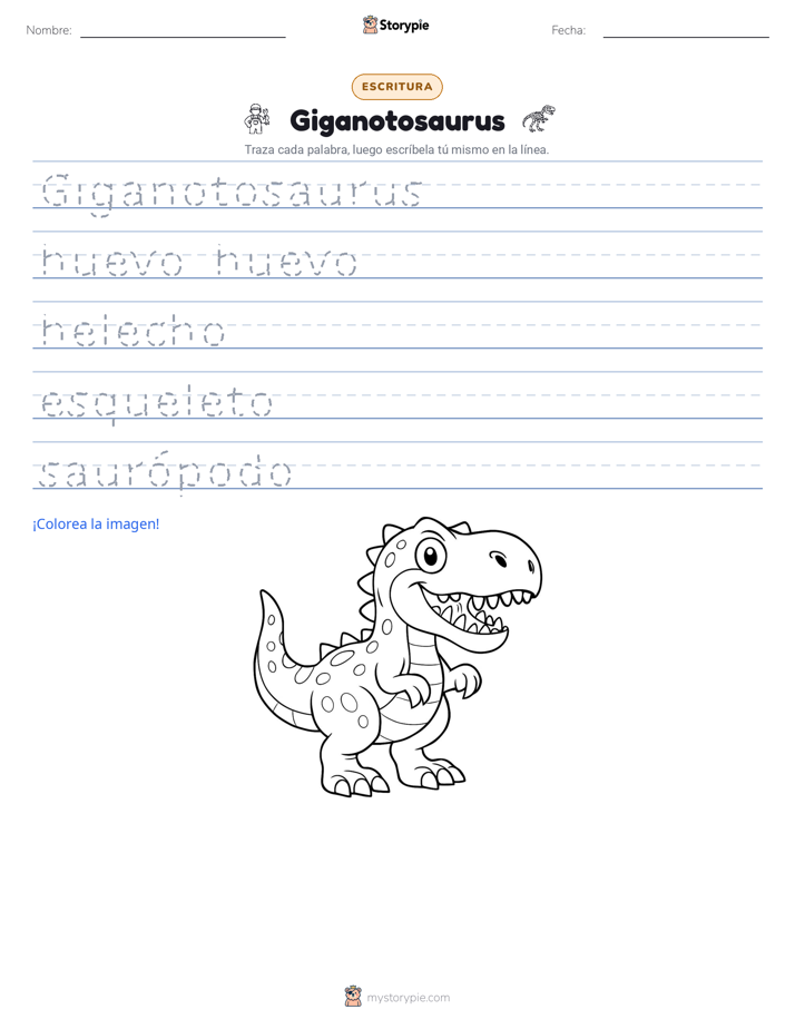 Práctica de Escritura