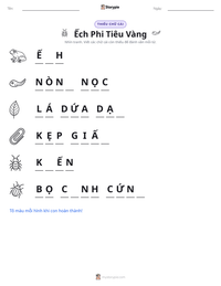 Xem trước tài liệu in sẵn Ếch Phi Tiêu Vàng