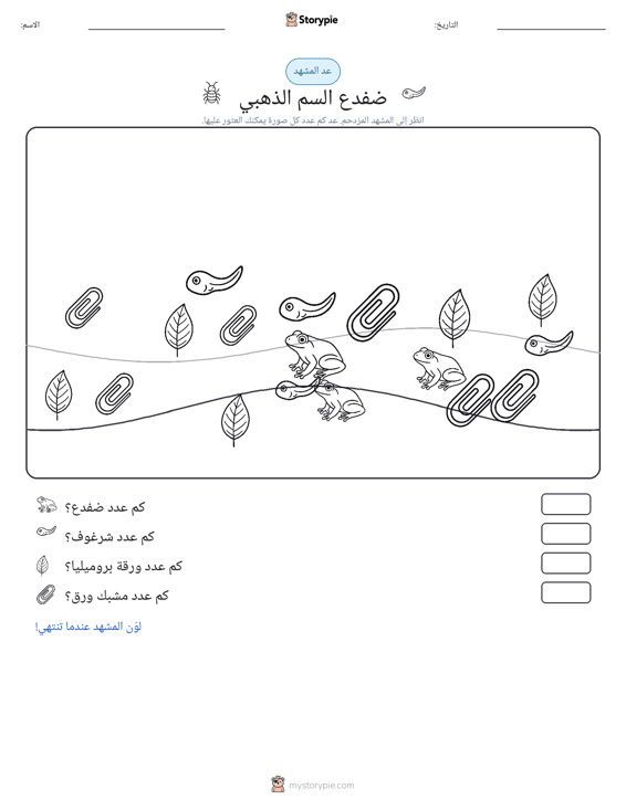 مشهد العد