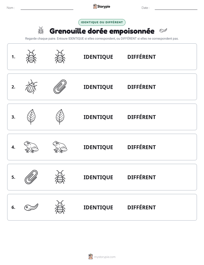 Identique ou Différent