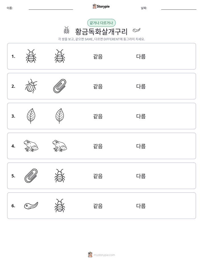같은 것 또는 다른 것